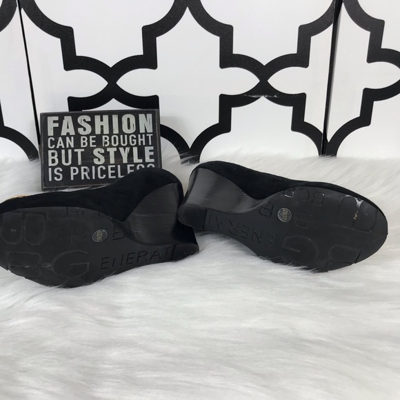 BCBGenertion Black Wedges - Picture 6 of 8